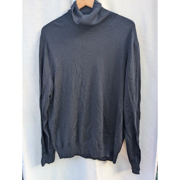 JoS A Bank Traveler Mens Merino Wool Knit Sweater Sz XXL Turtleneck Classic NWT - Picture 1 of 5